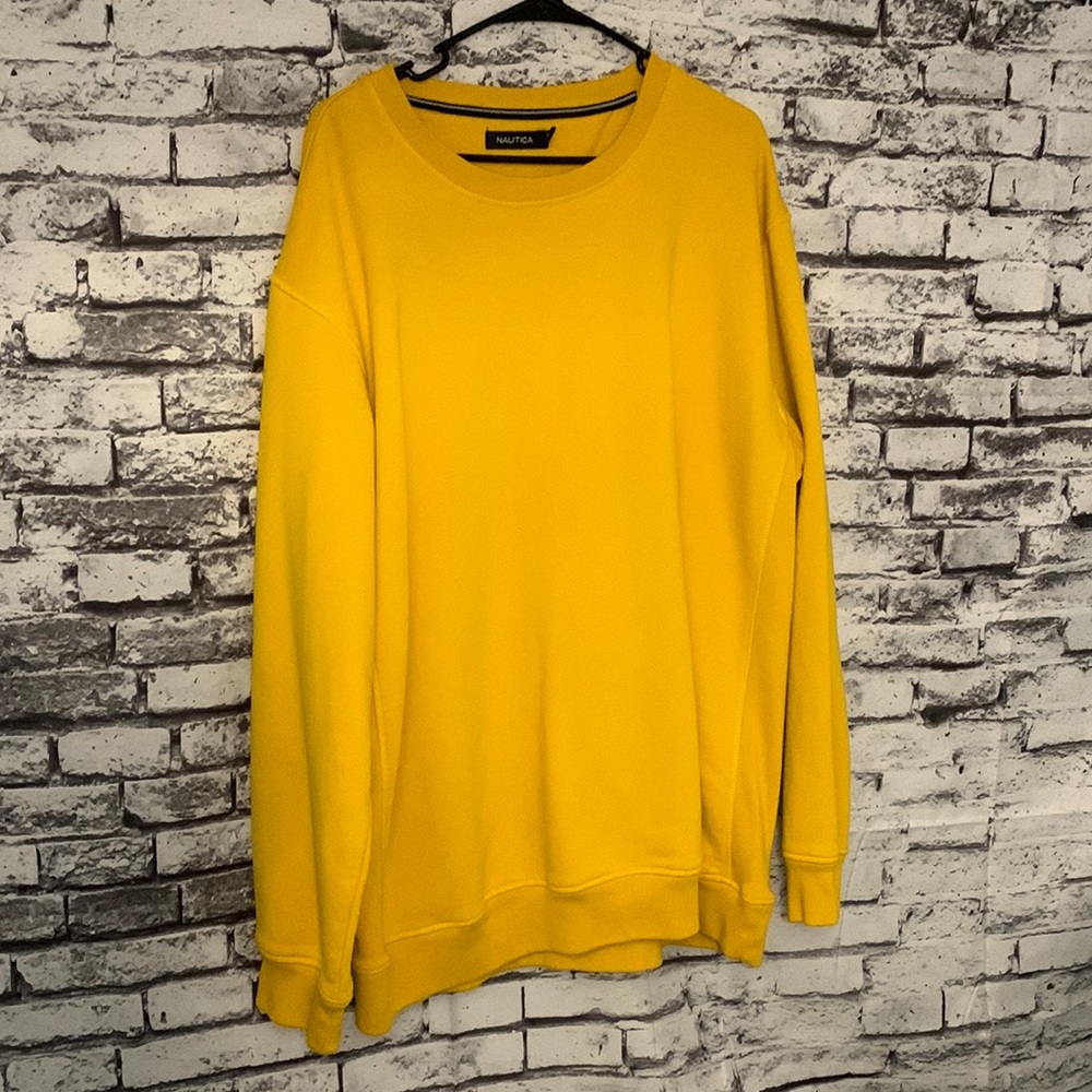 Nautica yellow XXL cotton sweater